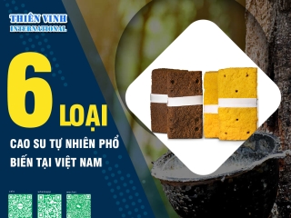 6 loại cao su tự nhiên phổ biến tại Việt Nam: SVR3L, SVR10, SVR20, SVR CV50, SVR CV60, RSS