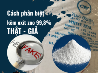 Cách phân biệt kẽm oxit zno 99,8% thật – giả, đúng hàm lượng?