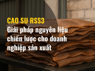 Cao su RSS3: Giải pháp nguyên liệu chiến lược cho doanh nghiệp sản xuất