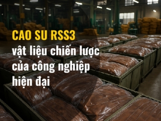 Ứng dụng cao su RSS3 trong sản xuất: vật liệu chiến lược của công nghiệp hiện đại