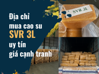 Địa chỉ mua cao su SVR 3L chính hãng, giá cạnh tranh