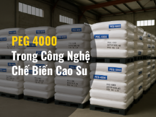 PEG 4000 trong công nghệ chế biến cao su: Cải thiện chất lượng và hiệu suất