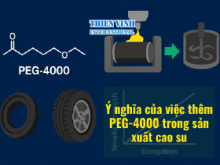 Ý nghĩa của việc thêm PEG-4000 trong sản xuất cao su