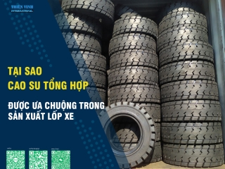 Tại sao cao su tổng hợp được ưa chuộng trong sản xuất lốp xe?