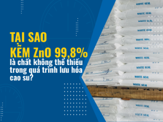 Tại sao Kẽm Oxit ZnO 99,8% là chất không thể thiếu trong quá trình lưu hóa cao su?
