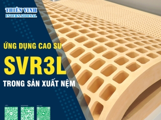 Ứng dụng của cao su SVR 3L trong sản xuất nệm