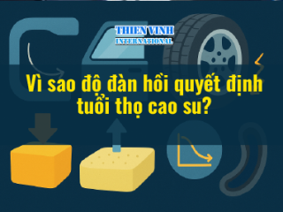 Vì sao độ đàn hồi quyết định tuổi thọ cao su?