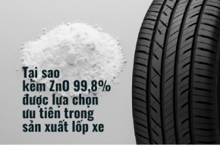 Tại sao các nhà sản xuất lốp cao cấp lại ưu tiên ZnO 99,8%?