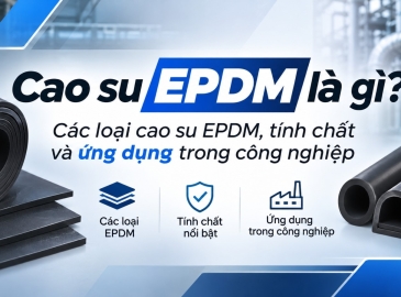 Cao su EPDM là gì? các loại cao su  EPDM , tính chất và ứng dụng trong công nghiệp