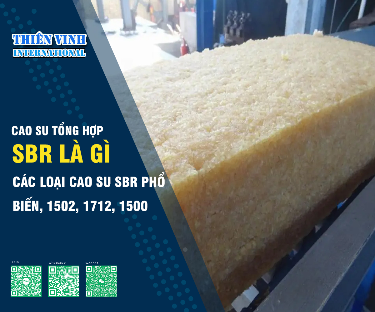 Cao su SBR là gì? Các loại cao su SBR phổ biến hiện nay