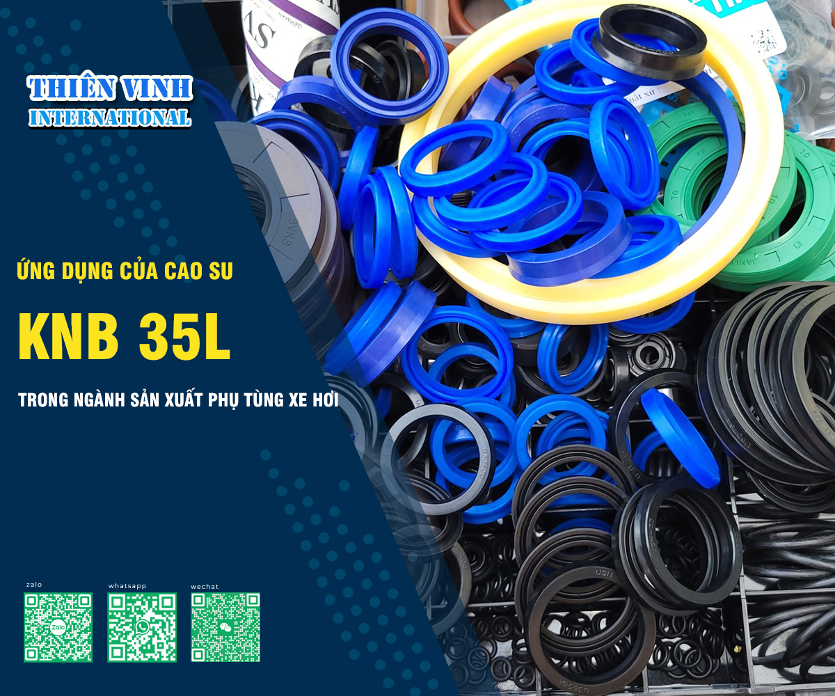 Ứng dụng của cao su KNB 35L trong ngành sản xuất phụ tùng xe hơi