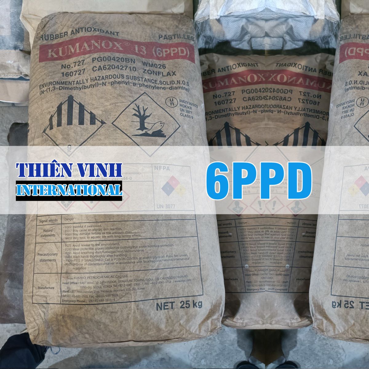 Thiên Vinh International - Công ty hơn 15 năm  cung cấp hóa chất cao su uy tín