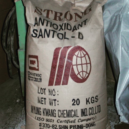 Chất chống oxy hóa cao su Antioxidant santol-D,  Hàn Quốc, bao 20kg
