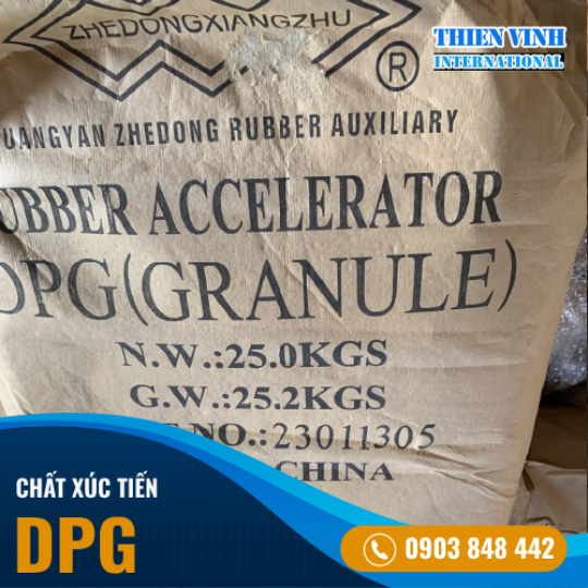 Chất xúc tiến DPG (G), Trung Quốc, bao 25kg