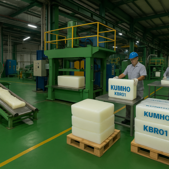 Cao su tổng hợp KBR01, KUMHO Hàn Quốc