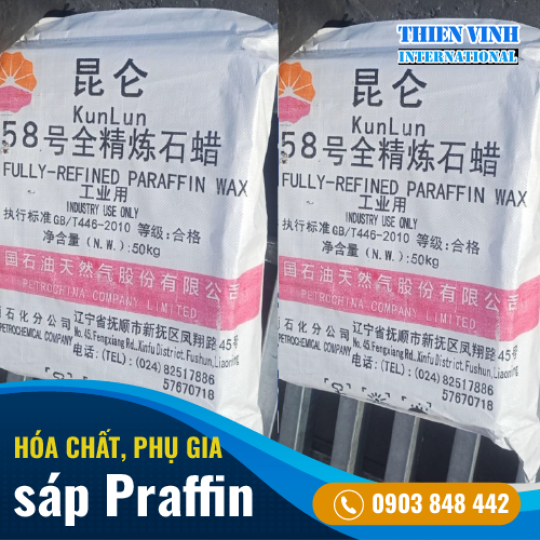 Sáp Paraffin, Trung Quốc, bao 50kg