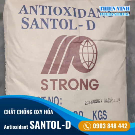 Chất chống oxy hóa cao su Antioxidant santol-D,  Hàn Quốc, bao 20kg