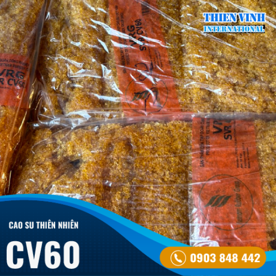 Cao su SVR CV60, Việt Nam