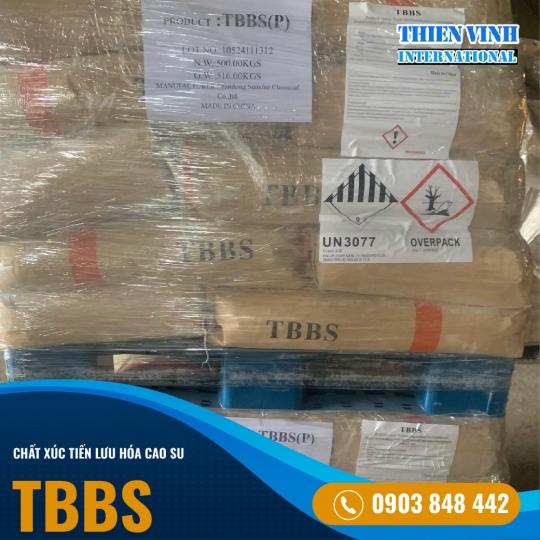 Chất xúc tiến TBBS, bao 25kg