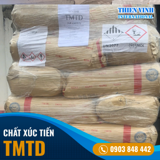 Chất xúc tiến Dimacit TMTD, bao 25kg